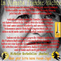 SilberRakete_Alice-Schwarzer-Diener-fremder-Maechte-Zitat-NicholasRockefeller-keine-Hexenjagd