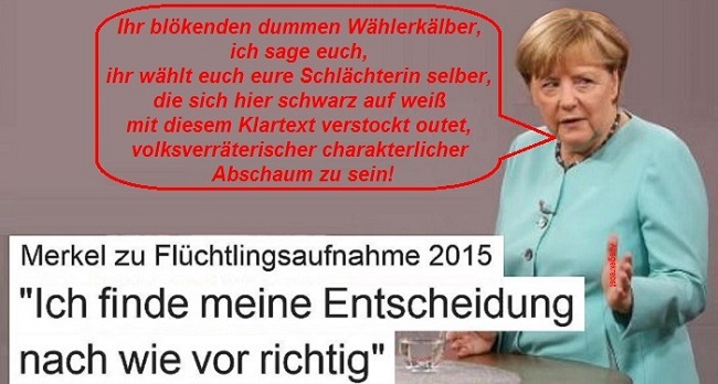 Volksverraeterischer charakterlicher Abschaum