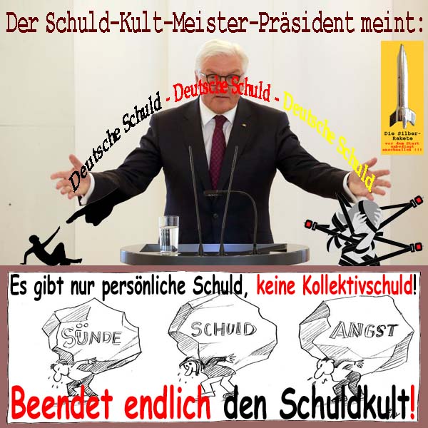 SilberRakete Bundespraesident Steinmeier Deutsche Persoenliche Keine Kollektiv Schuld Beendet Schuldkult