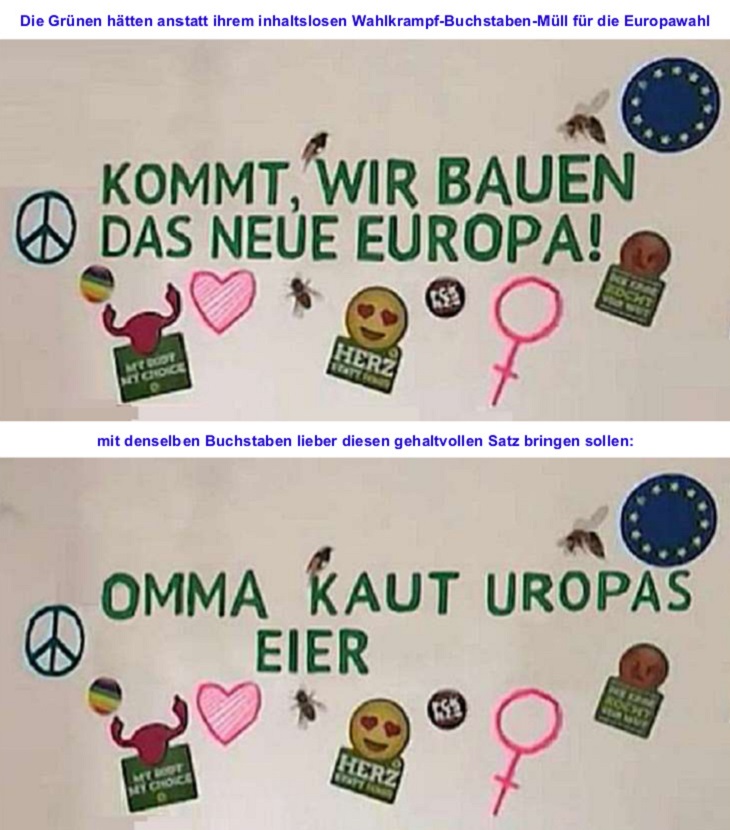 HK Gruenen Wahlkrampf