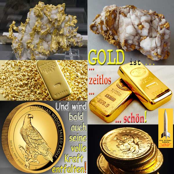 SilberRakete GOLD Nuggets Barren Muenzen Zeitlos schoen Wird bald seine volle Kraft entfalten