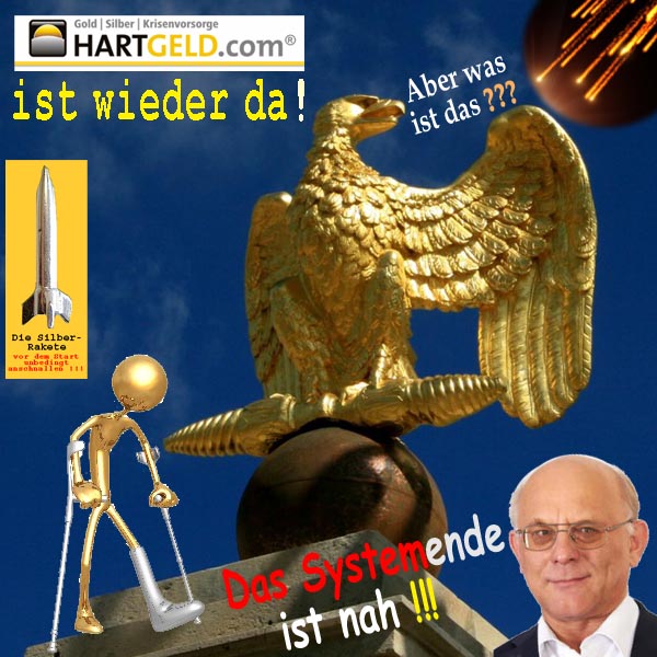 SilberRakete HGcom ist wieder da GOLDENER Adler Was ist das Kometen Anflug WE Systemende ist nah